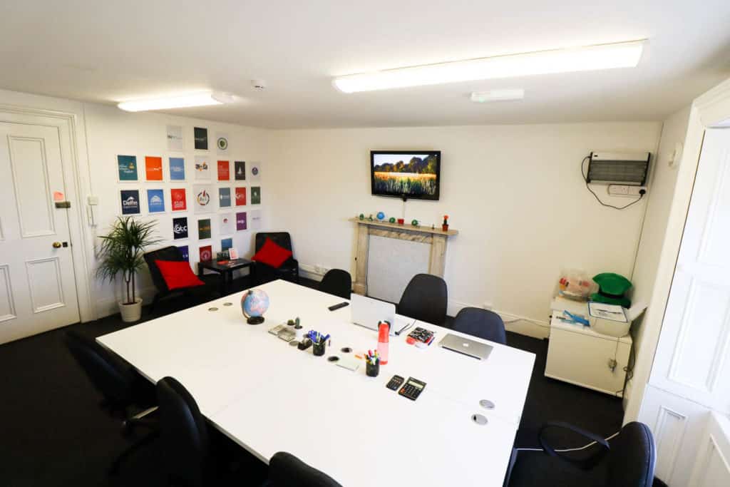 Premier Business Centres Serviced Office Dublin O'Connell Street View with door entrance