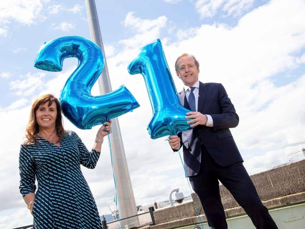 CEO Jim Murphy & GM Therese Mullen Celebrate Premier Business Centers turning 21