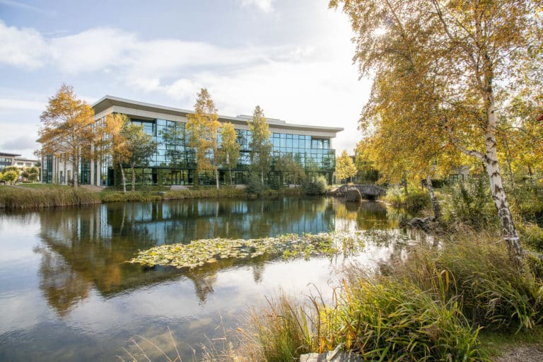 Premier Business Centre Citywest Serviced Offices view over lake